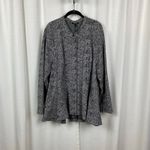 Torrid Black&White Chevron Peplum Jacket Sz.4 Photo 5