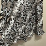 Fifteen Twenty  NEW Women’s Snakeskin Satin Viscose Midi Skirt Size Small Photo 4