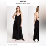 Jonathan Simkhai draped pleated dress Black Size 4 Photo 2