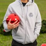 Corpus Christi Full Zip Gray Hoodie Size Medium Unisex. Photo 0