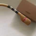 Burberry NWT  logo women’s black 57mm oval sunglasses BE 4375F luxury with case Photo 5