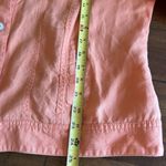 Chico's Chico’s Peach 100% Linen Lightweight Blazer Size XL Size 3 Photo 4