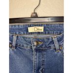 Dittos Women's Embroidered Floral Jeans Blue Denim Size 10 Cute Casual Photo 2