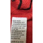 Y2K Beautiful Marisa Christina Sweater Vest Red with Butterfly Patch Detail M Size M Photo 1