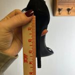 Nasty Gal  Black Suede Pointed Toe Stiletto Ankle Strap Heels Women's Size 10M Photo 7