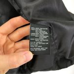 Jones New York Belted Puffer Jacket Faux Fir Trim Black M Photo 9