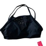 Xhilaration NWT Xhiliration Black Halter Cut Out Bikini Top Strappy size Small Photo 0