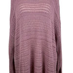 J Jill Crochet Open Weave Pink Pullover Sweater Sz L | Beachy Coastal Grandma Size L Photo 0