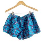 Patagonia Barely Baggies Shorts 2.5" Womens Small Pollen Confetti Blue Pockets Photo 1