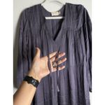 Nation Ltd Purple Wavery Tiered Peasant Dress Big Sur Womens Size Large Bohemian Photo 8