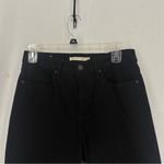 Levi's Levi’s 724 Straight High Rise Straight Distressed Jeans Womens 28 Black Photo 1