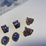 Lot Of 5 Pretty Women’s Costume Earrings Pierced Photo 6