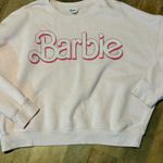 Pink Barbie Sweater Cropped Oversized size Large Photo 1