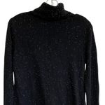 Calvin Klein  Black White Flecked Cowl Neck Tunic Sweater‎ size M Photo 6