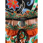 Forever 21 Womens Sz M Colorful Boho Maxi Skirt Vibrant Paisley Festival Summer Hippie Photo 4