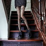 Gothic‎ Spider Jacquard Out Sheer Tights Hollow Out Women’s Pantyhose One Size Black Photo 5