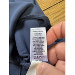 EXPRESS The Portofino Shirt Blue Button Front Size Small Lightweight Polyester Photo 5