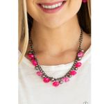 Paparazzi Runway Rebel Pink Necklace (198) Photo 0