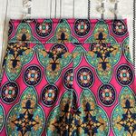 White mark boutique • Printed wide leg stretch jersey pants Pink Size M Photo 4