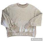 Varley  Women's Natural Edith Rib Pique Sweater size medium Photo 0
