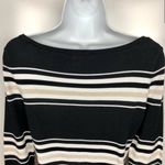 White House | Black Market XS Striped Knit Sweater 3/4 Sleeve Multicolor Photo 4