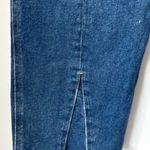 Good American Good Boy Jeans Straight Leg High Rise Split Hem Indigo Size 8/29 Photo 4
