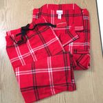 New Women’s 2Pc Wondershop Red Plaid Sleepwear Pajamas Cotton Flannel Size 3X Photo 1
