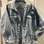 Forever 21 Distressed Jean Jacket Photo 0