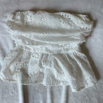 Strapless white top Size M Photo 0