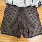 Yoga Democracy Skirt Womens XL Green Black Geometric Skort Shorts Run Tennis Photo 6