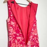 Ann Taylor Silk Blend Women’s Animal Print Floral Sleeveless Dress Pink Size 8 Photo 4