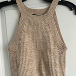 Forever 21  Taupe Sweater Knit crop top. NWT Photo 0