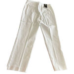 JM Collection  WHITE TUMMY CONTROL PANTS SIZE M-S Photo 0