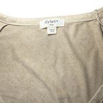 NWOT Dylan by True Grit Women's Glacier Luxe Suede Knit Shirt Size L Size L Photo 4