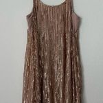 Torrid Rosegold Shimmer Fringe Dress Photo 8