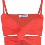 The Attico Ribbed Tank Top Red IT 44 US 8 Photo 1