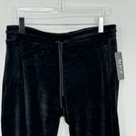 Marc New York  joggers 1X black velvet pull on elastic waist pants lounge NEW Photo 1
