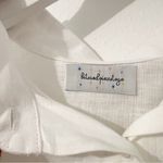 Bits And Pieces To Go Stary Shirt Dress White Multicolor Embroidered Star M/L Size L Photo 3