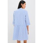 Tuckernuck Royal Shirt Mini Dress Blue Stripe Size Large Photo 5