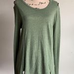 Nation Ltd  Cut Out Green Top Size Medium Photo 3