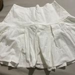 white pleated tennis skirt Photo 0