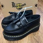 Dr. Martens Adrian Quad black leather platform loafers slip on shoes new Photo 0
