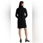 Quince  NWT Elegant Black Cashmere Turtleneck Sweater Dress Size L Photo 1