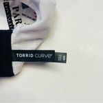 Torrid  Curve Dream Wire Free Lightly Lined Everyday Bra Size 40D White Newspaper Photo 6