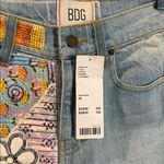 Urban Outfitters BDG  High-Waisted Flare Patchwork Craft Jeans Indigo 25 NWT Photo 7