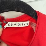 Alice + Olivia Women’s 4 Red Cutout Cara Dress Photo 1