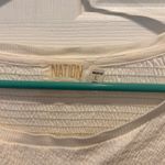 Nation Ltd Ivory Tribeca Drop Shoulder Ruffle Long Sleeve Shirt Size Large Photo 4