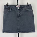 BDG Urban Outfitters ‎ Washed Black Denim Mini Jean Skirt Photo 0