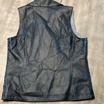 Odyn Black Vest Vegan Women ZIP Up Pockets Large EUC Photo 6