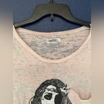 Lauren Moshi Hippie Pinkish Cream Sheer Women’s Long Sleeve Blouse Size XS/Small Photo 8